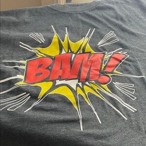 Super Hero Classic Bam Action Bubble Men's Super Soft T-shirt - Front Print